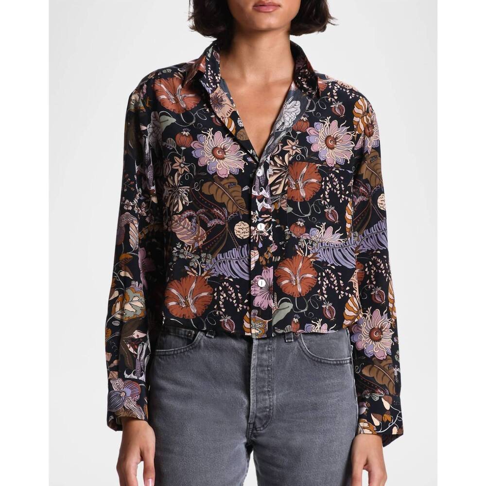 NEW CISSA the lady shirt in midnight floral